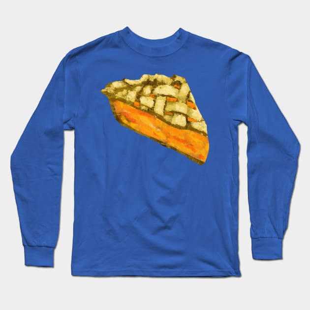 Peach Pie Long Sleeve T-Shirt by pastanaut